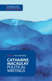 Catharine Macaulay: Political Writings