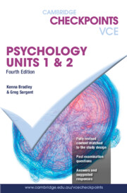 Picture of Cambridge Checkpoints VCE Psychology Units 1&2