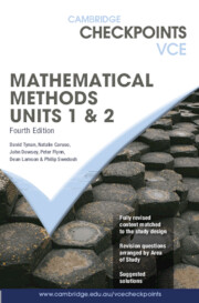 Picture of Cambridge Checkpoints VCE Mathematical Methods Units 1&2