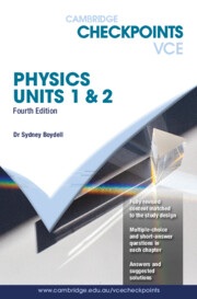 Picture of Cambridge Checkpoints VCE Physics 1&2