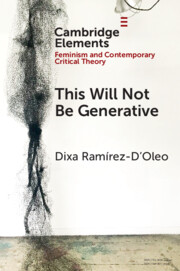Elements in Feminism and Contemporary Critical Theory