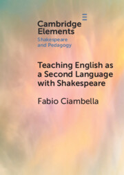 Elements in Shakespeare and Pedagogy