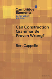 Elements in Construction Grammar