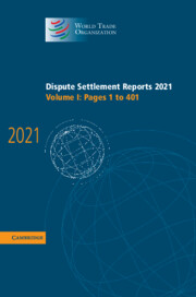 Dispute Settlement Reports 2021