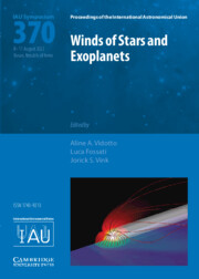 Winds of Stars and Exoplanets (IAU S370)