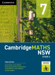 Picture of CambridgeMATHS NSW Stage 4 Year 7 Third Edition (print and digital)