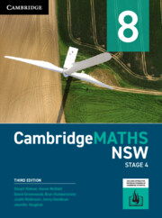 Picture of CambridgeMATHS NSW Stage 4 Year 8 Third Edition (print and digital)