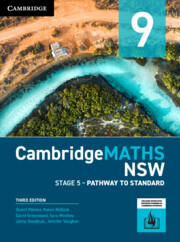 Picture of CambridgeMATHS NSW Stage 5 Year 9 Core & Standard Paths Third Edition (print and digital)