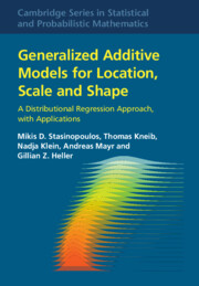 Generalized Additive Models for Location, Scale and Shape