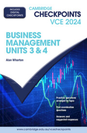 Picture of Cambridge Checkpoints VCE Business Management Units 3&4 2024