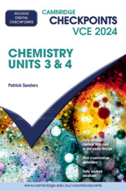 Picture of Cambridge Checkpoints VCE Chemistry Units 3&4 2024