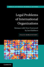 Legal Problems of International Organizations