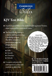 KJV Ruby Text Bible, KJ221:T, Black Hardback