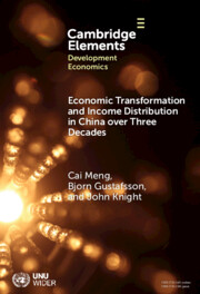 Economic Transformation and Income Distribution in China over Three Decades