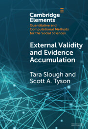 External Validity and Evidence Accumulation