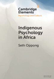 Indigenous Psychology in Africa