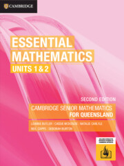 Essential Mathematics Units 1&2 for Queensland Digital Code
