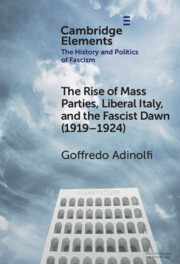 Elements in the History and Politics of Fascism