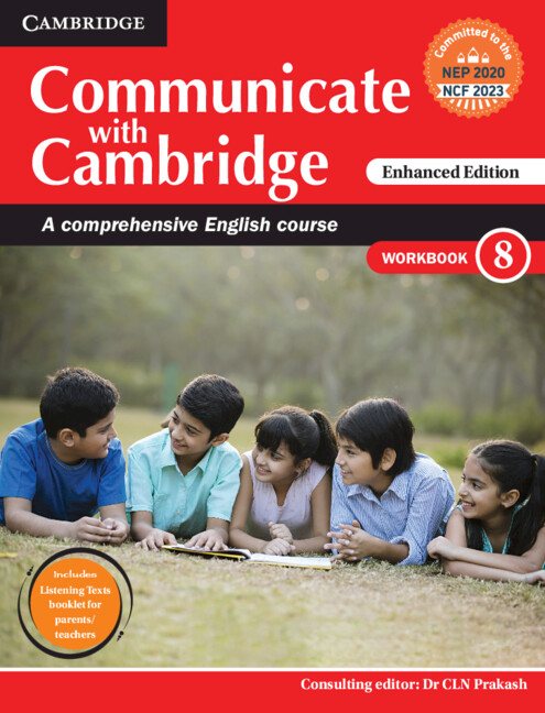 Communicate with Cambridge Level 8 Workbook with QR Code and Booklet Enhanced Edition