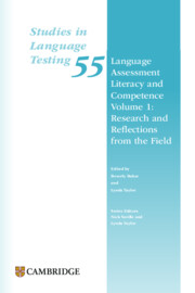 Language Assessment Literacy and Competence Volume 1: Research and Reflections from the Field