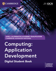 Cambridge Advanced National (AAQ) in Computing: Application Development