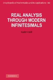 Real Analysis through Modern Infinitesimals