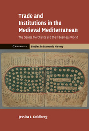 Trade and Institutions in the Medieval Mediterranean