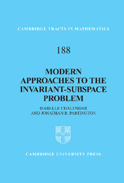 Modern Approaches to the Invariant-Subspace Problem