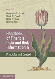 Handbook of Financial Data and Risk Information I