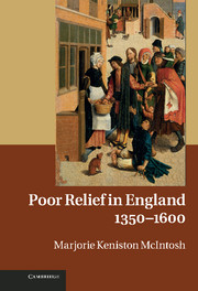 Poor Relief in England, 1350–1600