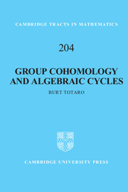Group Cohomology and Algebraic Cycles