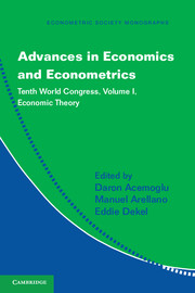 Advances in Economics and Econometrics