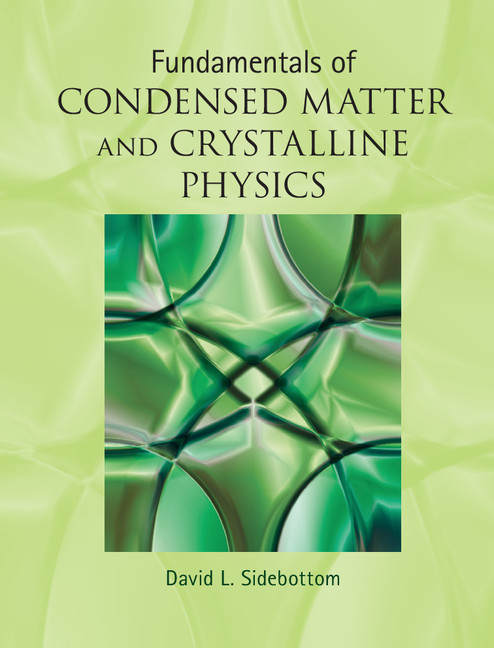 Fundamentals Of Condensed Matter And Crystalline Physics 0176