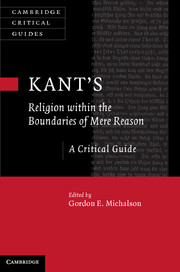 Kant’s Religion within the Boundaries of Mere Reason