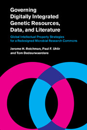 Book cover for Governing Digitally Integrated Genetic Resources, Data, and Literature