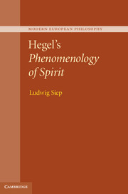 Hegel's <I>Phenomenology of Spirit</I>