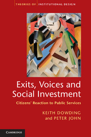 Exits, Voices and Social Investment