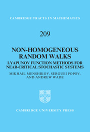 Non-homogeneous Random Walks