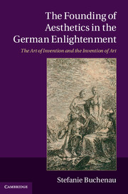 The Founding of Aesthetics in the German Enlightenment