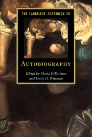 The Cambridge Companion to Autobiography