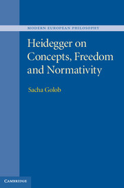 Heidegger on Concepts, Freedom and Normativity