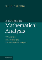 A Course in Mathematical Analysis
