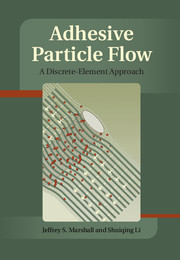 Adhesive Particle Flow