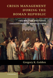 Crisis Management during the Roman Republic