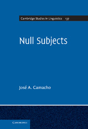 Null Subjects