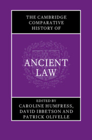 The Cambridge Comparative History of Ancient Law