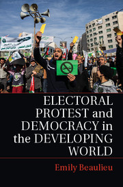 Electoral Protest and Democracy in the Developing World