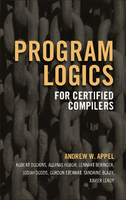 Program Logics for Certified Compilers