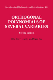 Orthogonal Polynomials of Several Variables