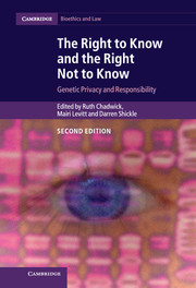 The Right to Know and the Right Not to Know